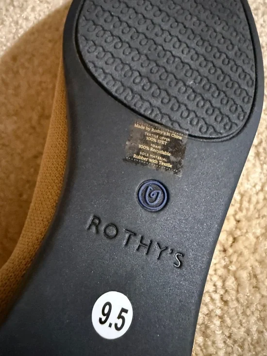 Rothy's The Point II flats in the Camel Captoe colorway size 9.5 - Picture 11 of 11
